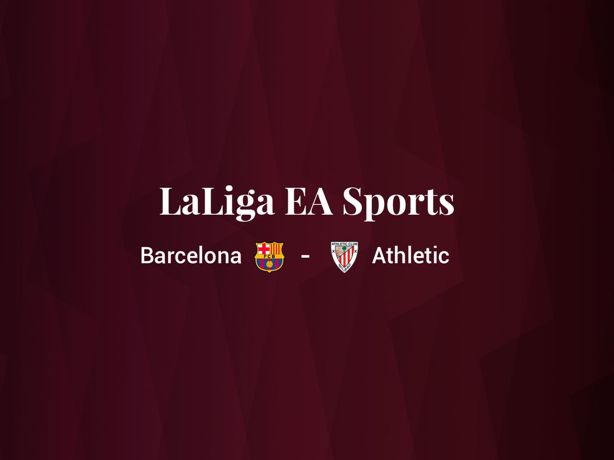 Foto: Resultados Barcelona - Athletic de LaLiga EA Sports (C.C./Diseño EC)