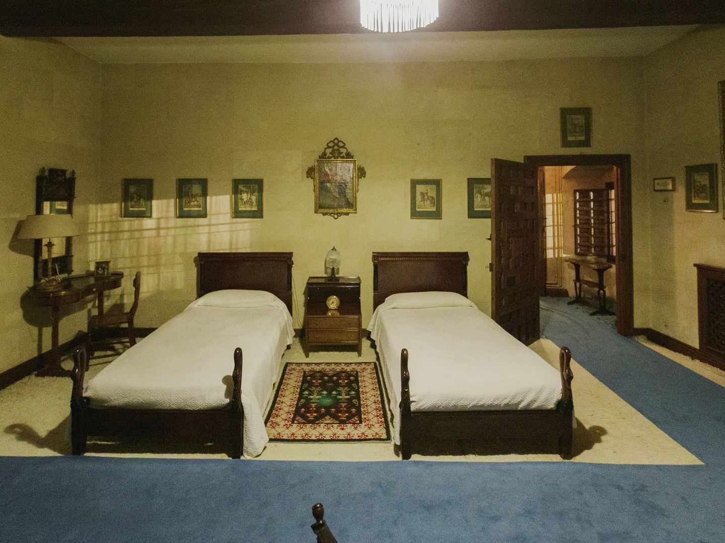 Dormitorio en el que se alojaron don Juan Carlos y Alfonso XII. (Cortesía)