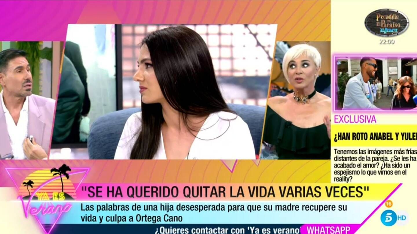 Ana María Aldón, colaboradora de 'Ya es verano'. (Mediaset España)