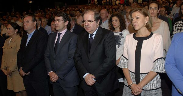 Foto: De izquierda a derecha, Antonio Silván, Alfonso Fernández Mañueco y Juan Vicente Herrera, en una foto de archivo. (EFE)