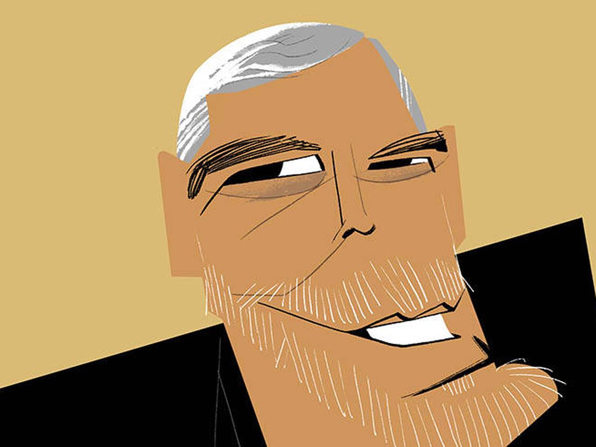 Foto: Ilustración de George Clooney. (Jate)