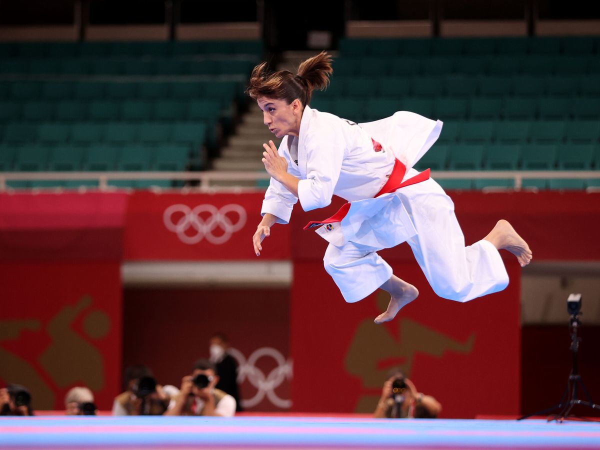 Foto: Sandra Sánchez, en los Juegos de Tokio 2020. (REUTERS/Carl Recine)