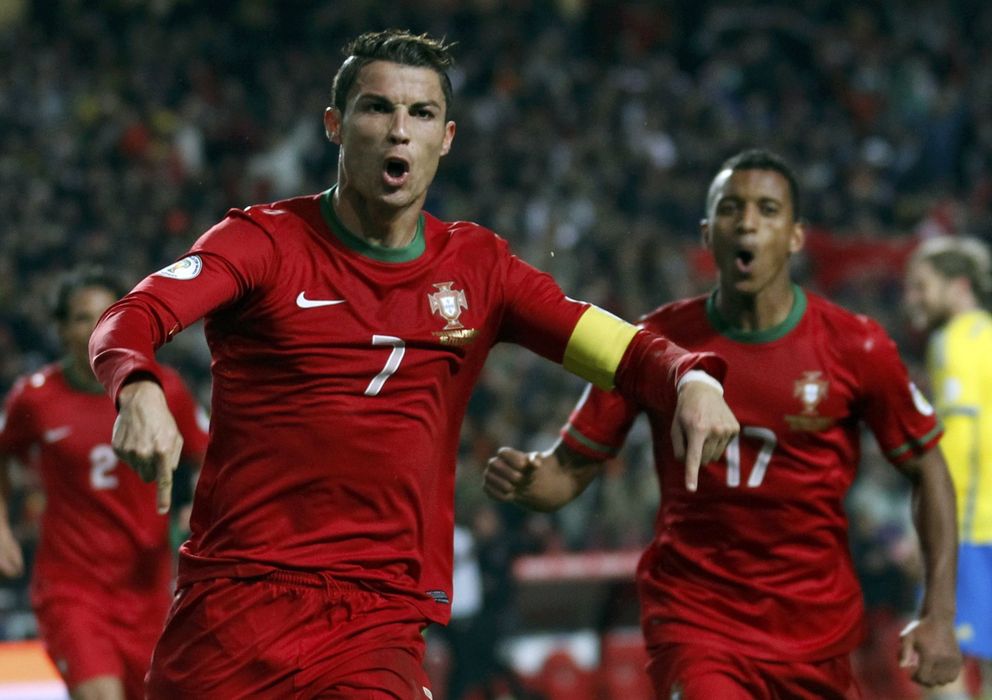 Foto: Cristiano Ronaldo celebra el gol del triunfo de Portugal (EFE)