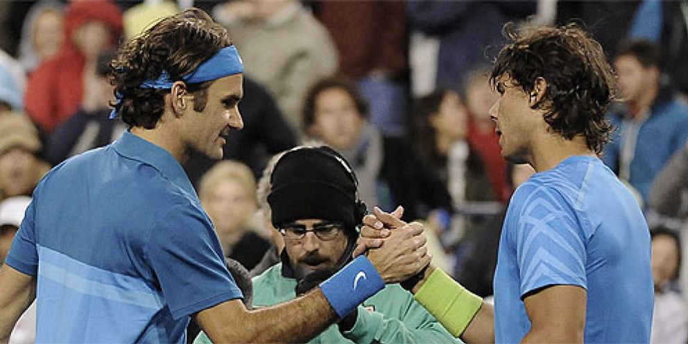 Foto: Federer lamenta la ausencia de Nadal en el US Open aunque ya se lo imaginaba