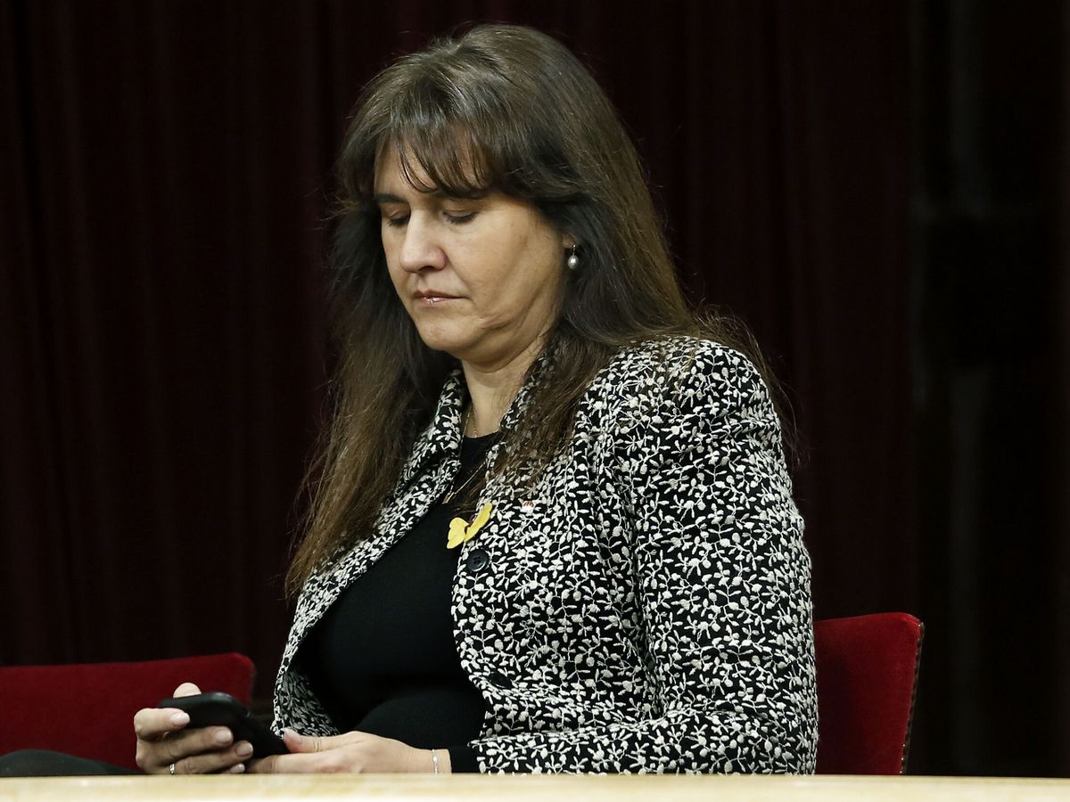 Foto: La expresidenta del Parlament Laura Borràs. (EFE/Andreu Dalmau)
