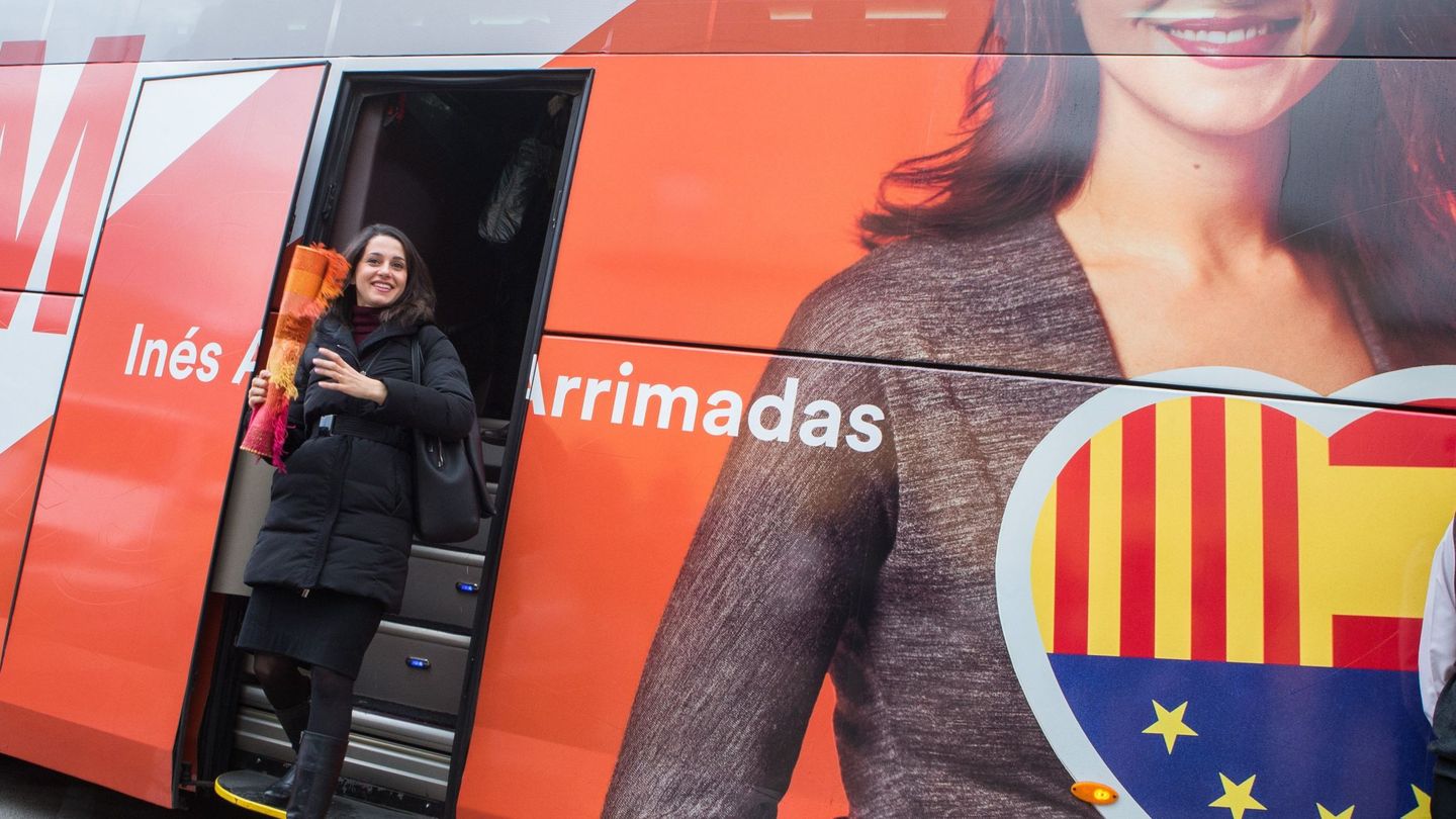 La candidata a la presidencia de la Generalitat por Ciudadanos, Inés Arrimadas.(EFE)