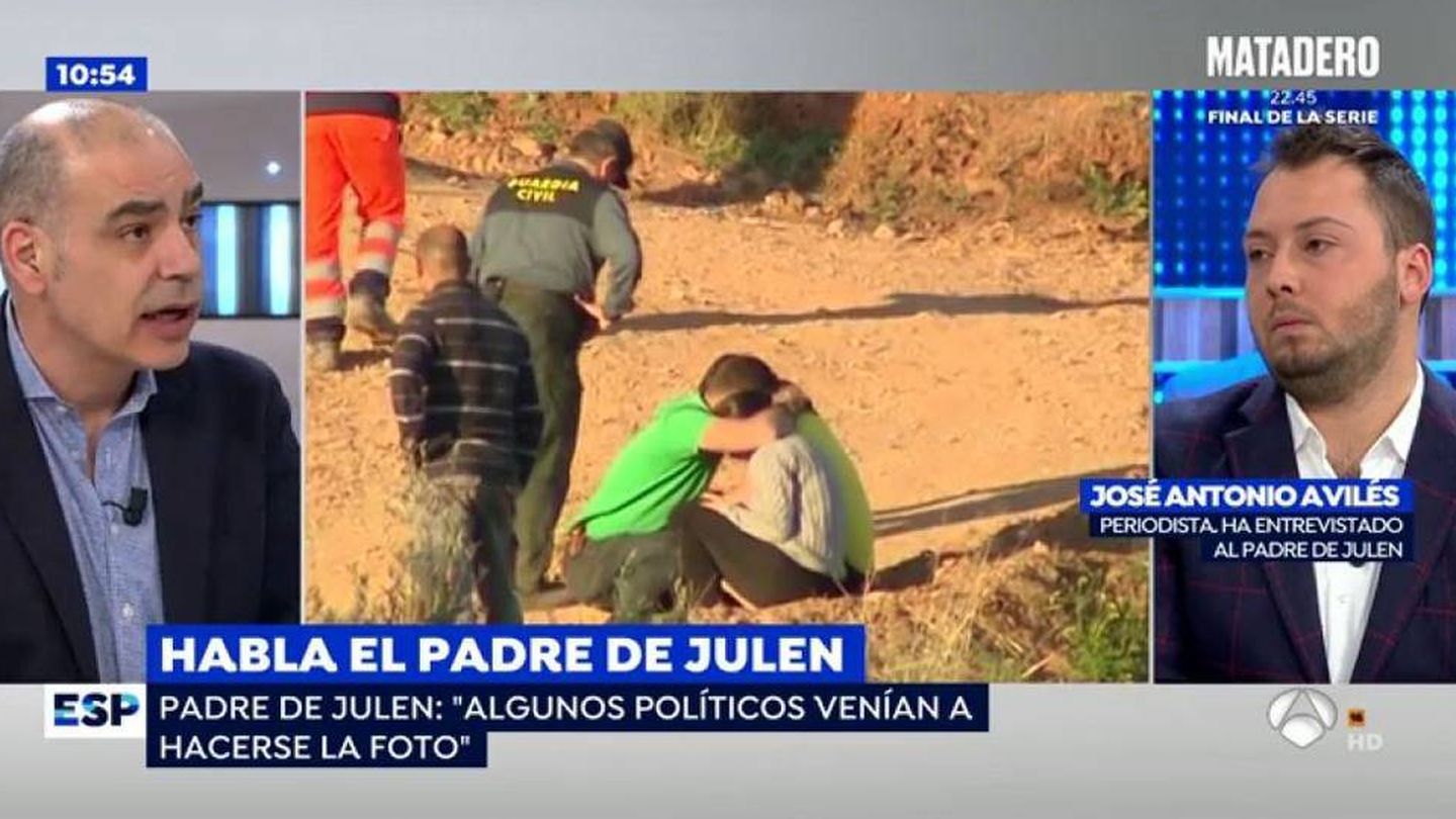 Avilés, en 'Espejo Público'. (Antena 3)