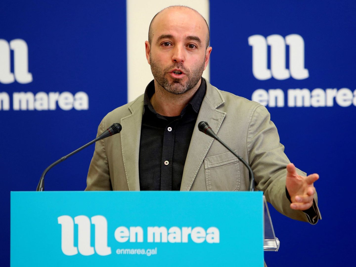 El ganador de las primarias de En Marea, Luis Villares. (Foto: EFE)