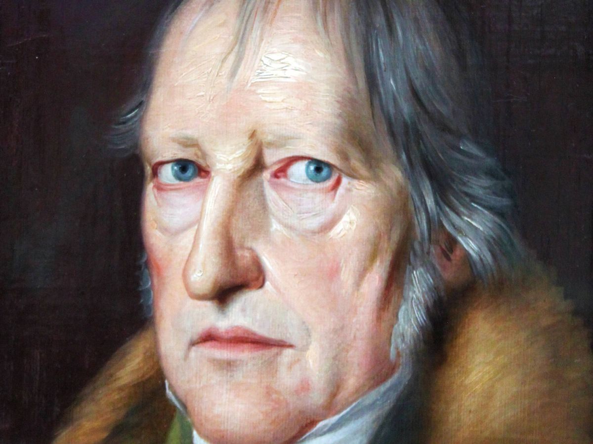 Foto: Retrato de 'Hegel' de Jakob Schlesinger (1831).