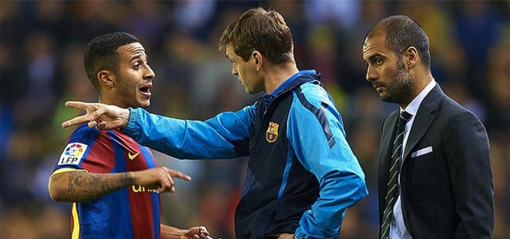 Foto: Guardiola, obligado a cambiar su discurso ante el inminente fichaje de Thiago