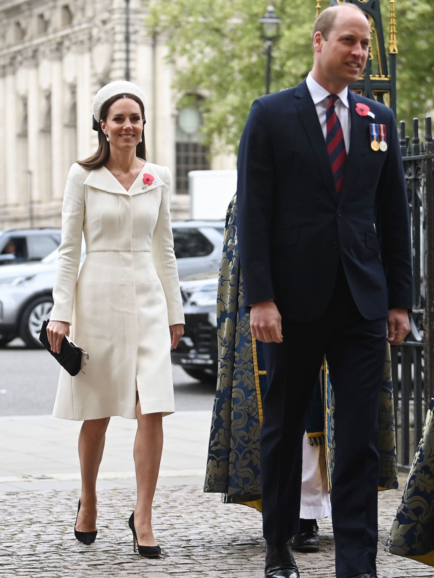 Kate Middleton y el príncipe Guillermo. (EFE/Neil Hall)