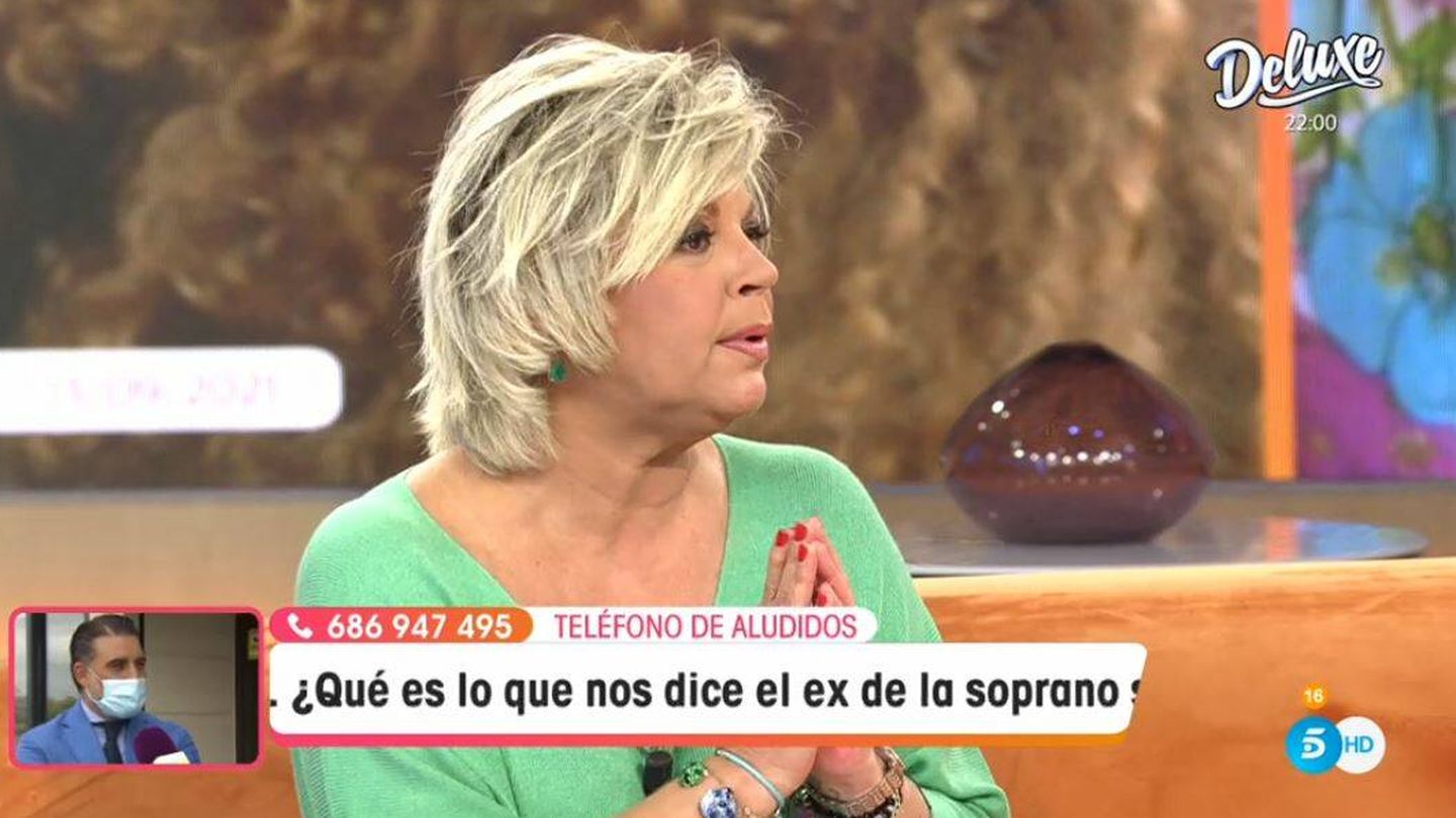 Terelu Campos, en 'Viva la vida'. (Mediaset España)
