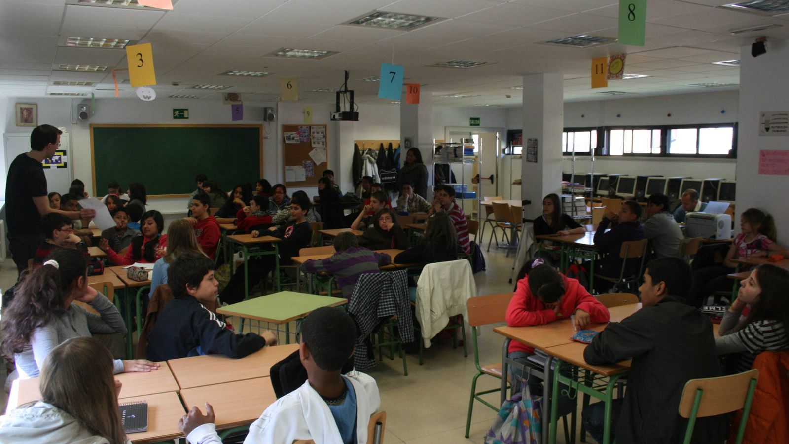 Foto: Vista de un aula del Instituto Padre Piquer de Madrid