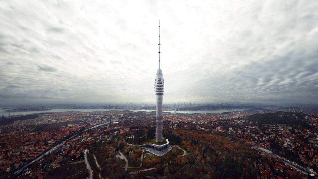 Foto: Nueva torre de comunicaciones de Estambul (MAA)