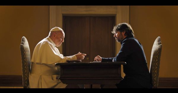 Foto: Imagen de la entrevista de Jordi Évole al Papa Francisco. (Atresmedia)