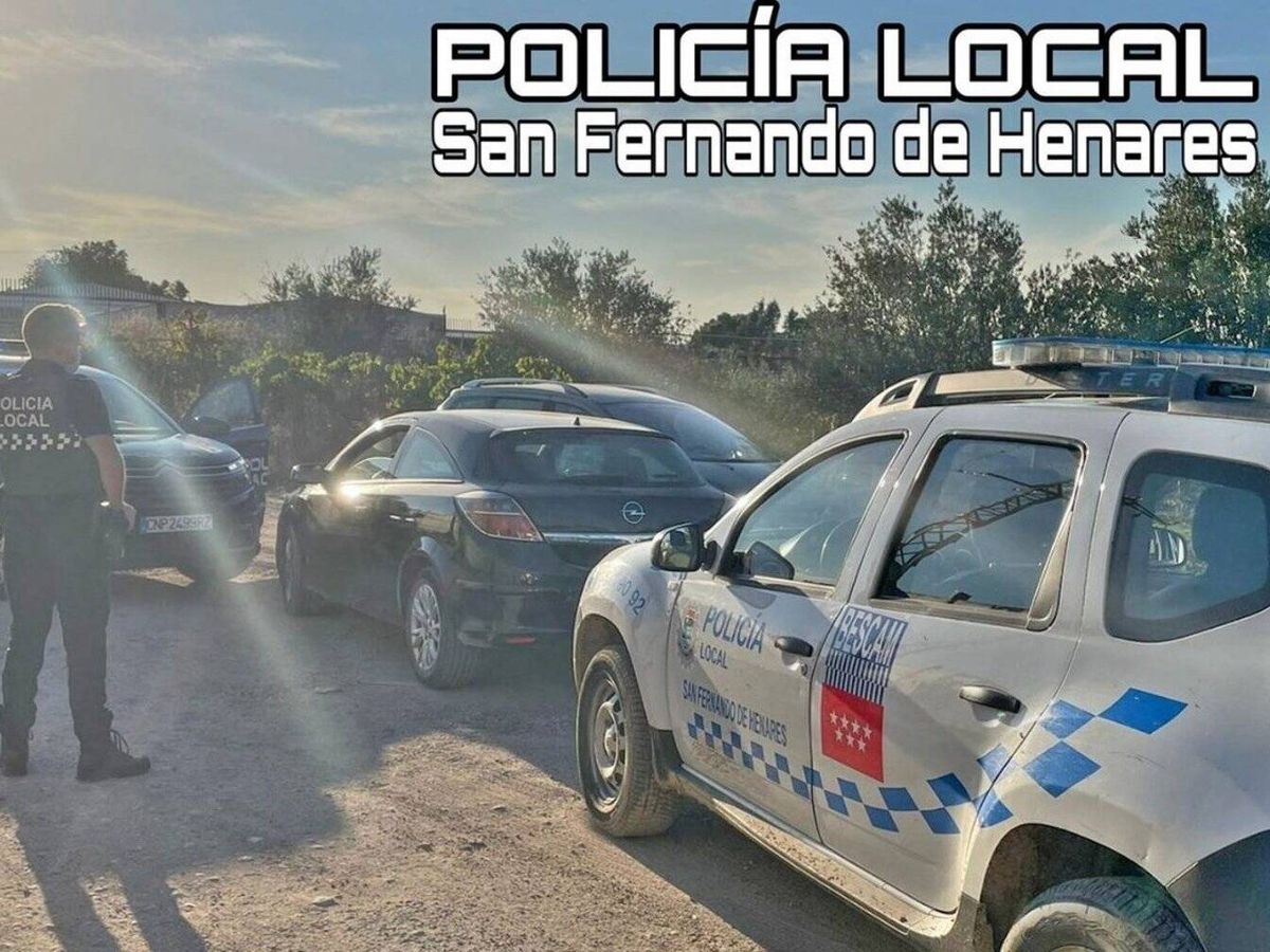 Foto: Han detenido a la conductora de 39 años tras una persecución policial.(Policía Local de San Fernando de Henares)