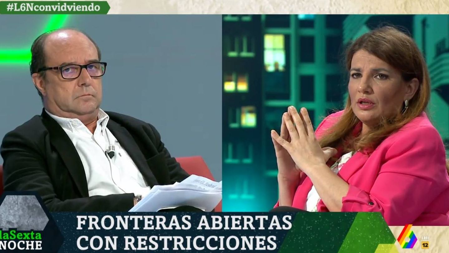 Jesús Maraña y María Claver, en 'La Sexta noche'. (Atresmedia).