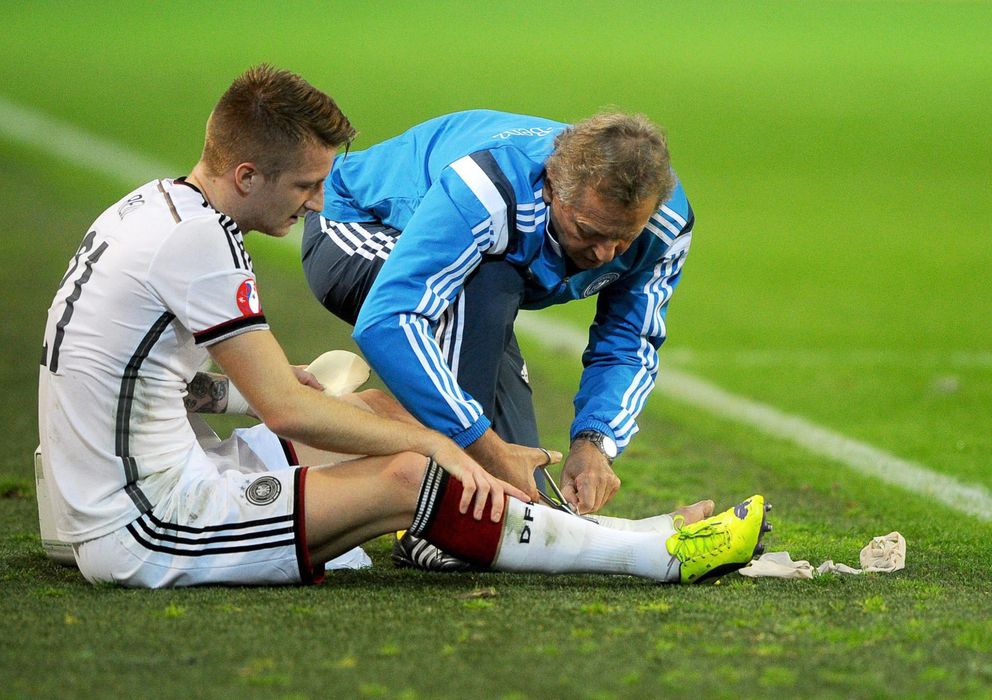 Foto: El jugador alemán se lesionó en el partido del Dortmund contra el Borussia Mönchengladbach (EFE)