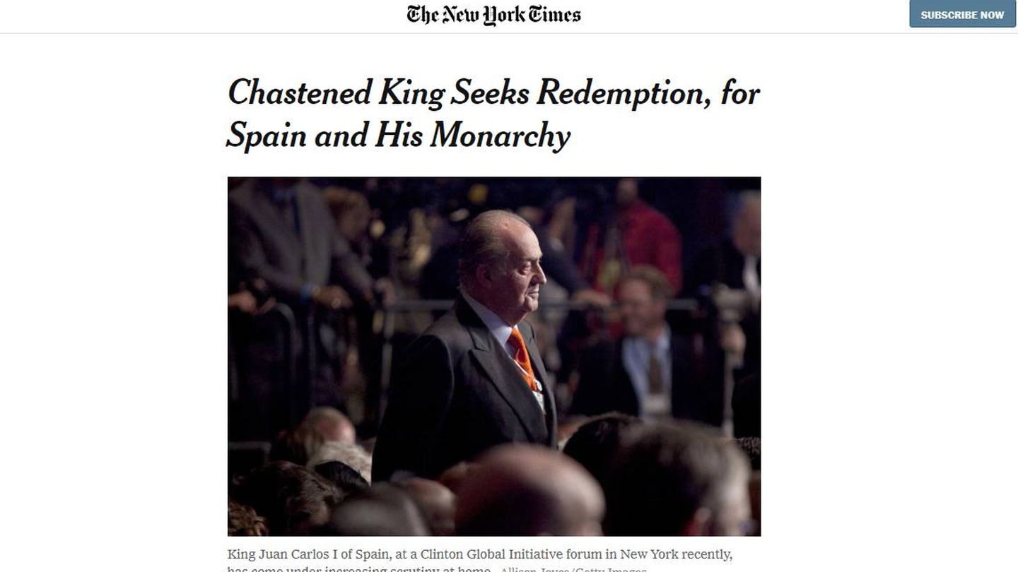 Artículo del 'New York Times' publicado en octubre de 2012. (NYTimes)