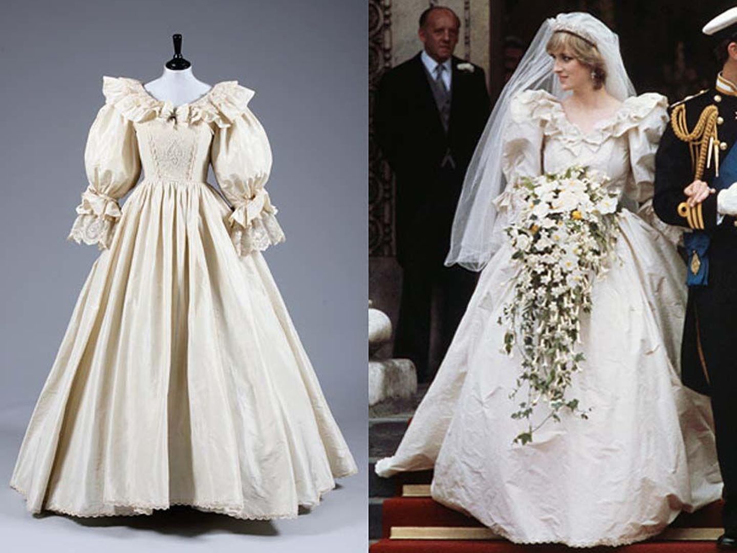 El vestido de novia de Diana de Gales