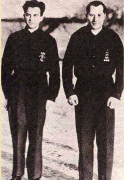 Primo de Rivera y Onesimo Redondo, en 1936. (Cortesía del Ministerio de Cultura)
