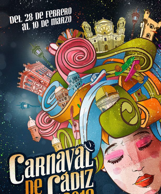 Foto: Cartel del Carnaval de Cádiz de 2019