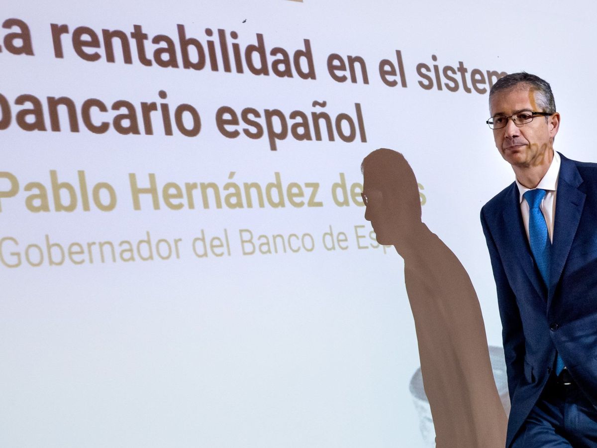 Foto: Pablo Hernández de Cos, gobernador del Banco de España. (EFE)