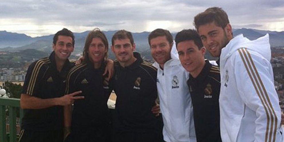 Foto: Los jugadores del Real Madrid comprobaron que la paz en Euskadi es real