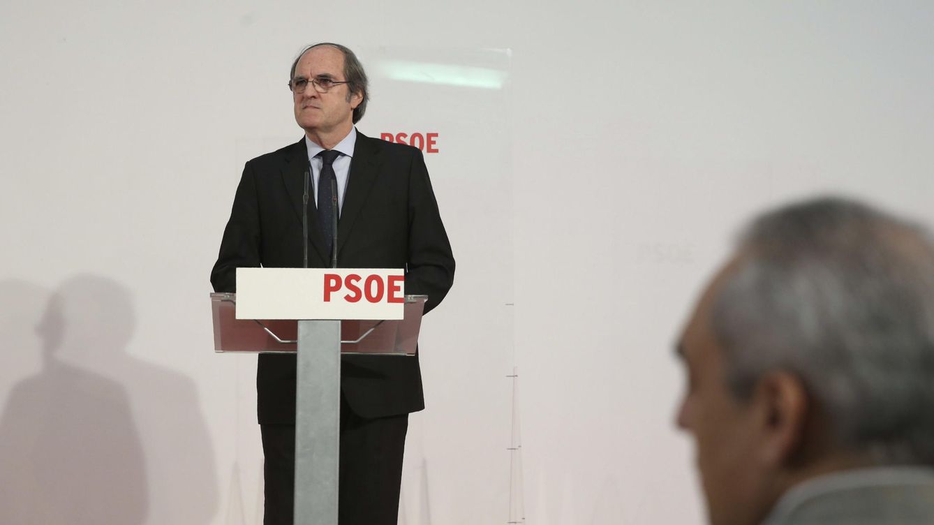 Foto: El candidato del PSM a la Comunidad de Madrid, Ángel Gabilondo, durante la primera rueda de prensa el pasado domingo. (Efe)