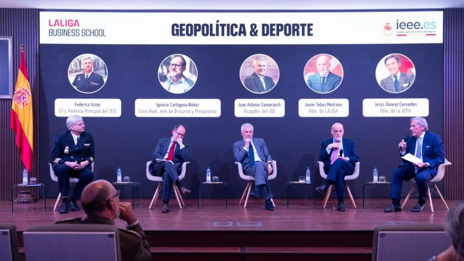 LaLiga y Ceseden sitúan el deporte en el centro del debate geopolítico internacional