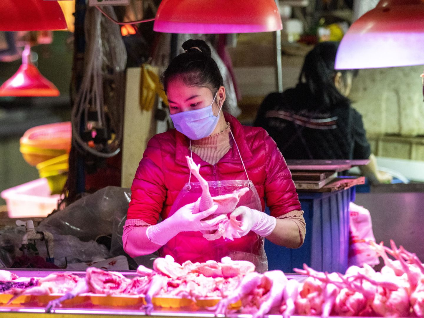 Un mercado de carne en Guangzhou (China). (Reuters)