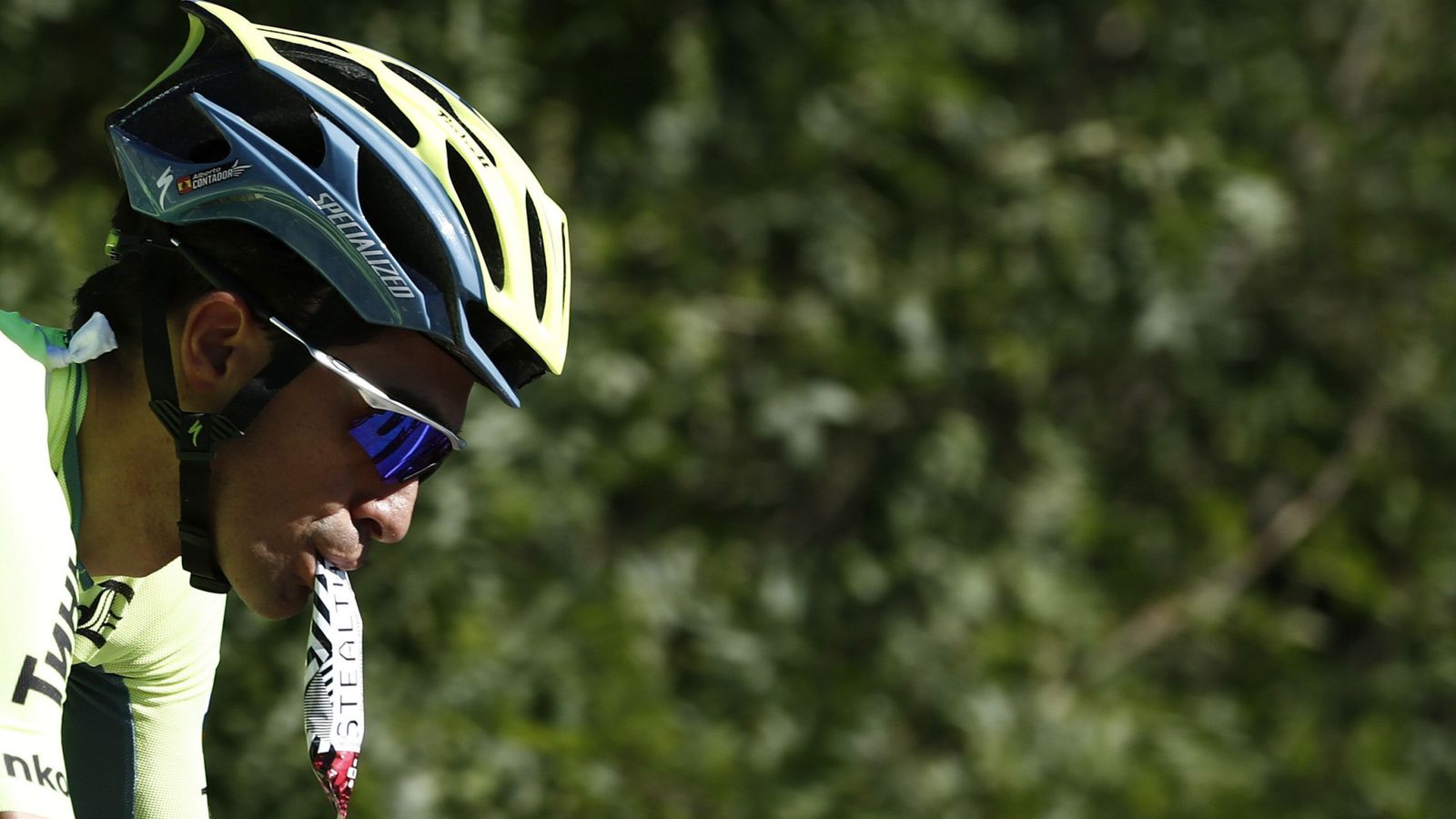 Foto: Contador, durante la etapa (Javier Lizón/EFE).