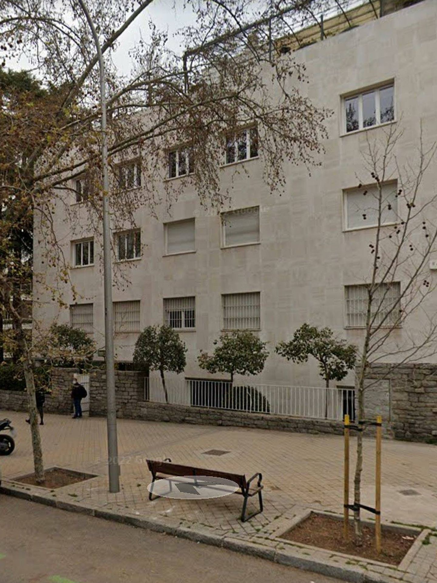 Fachada del domicilio de Ava Gadner en Madrid (Google maps)