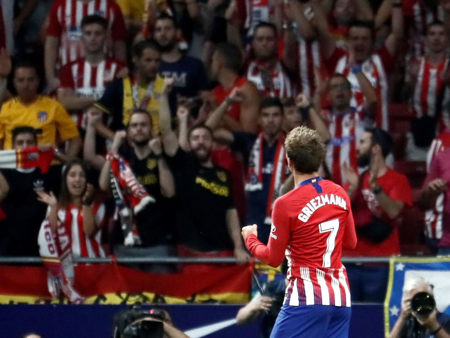 Griezmann se quedó en el Atlético para ganar la Champions en casa. (EFE)