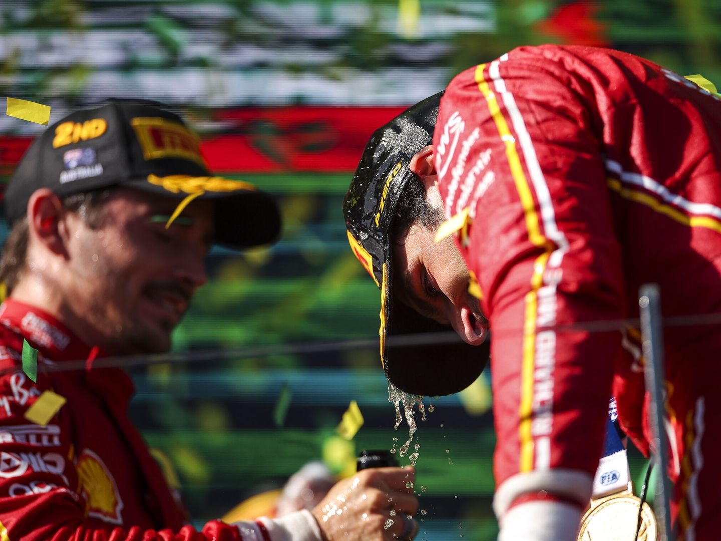 Leclerc se ha visto sorprendido por el nivel de Sainz. (Eric Alonso/DPPI/AFP7)