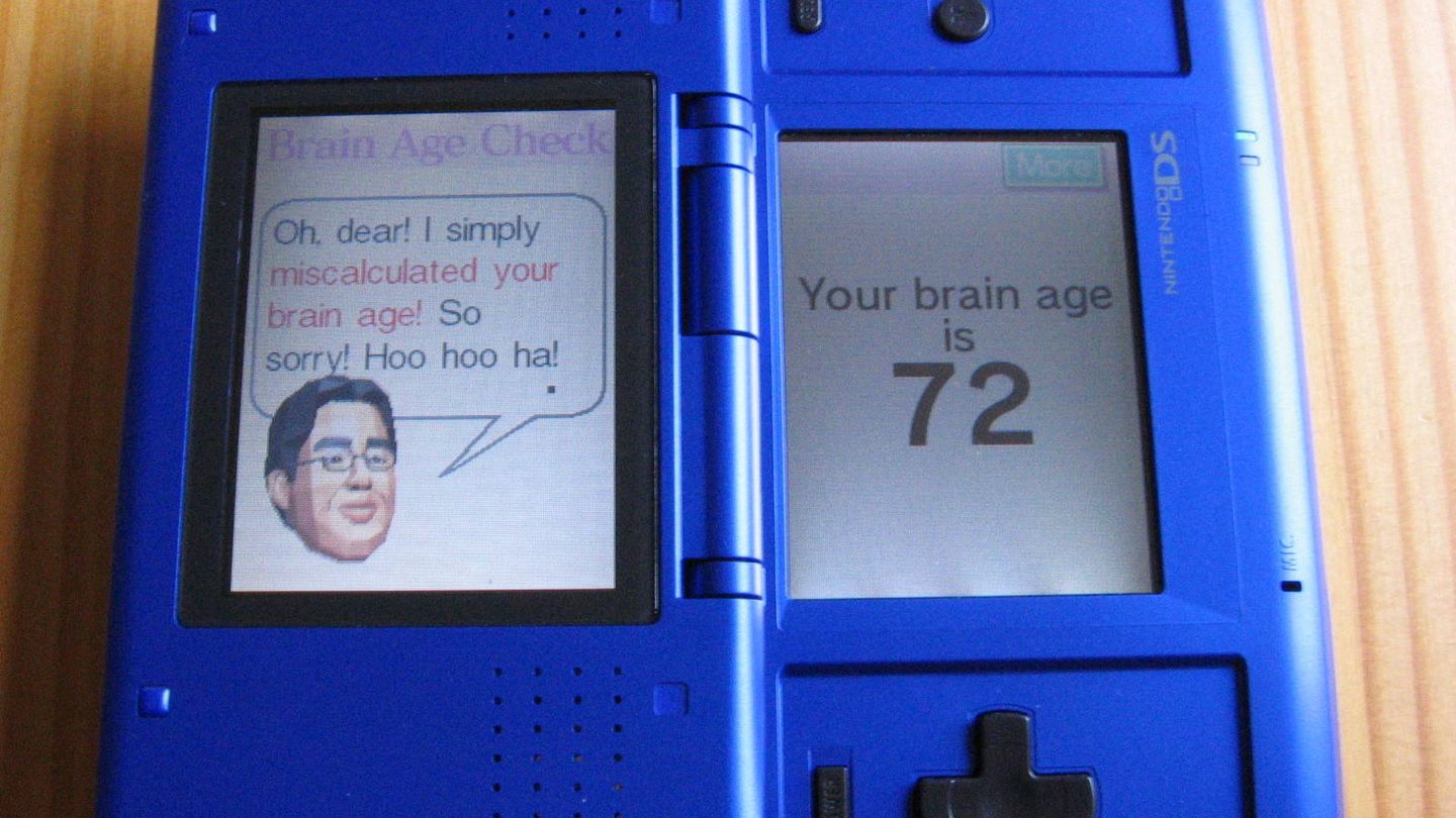 Uno de los juegos de entrenamiento mental de Kawashima (Flickr)