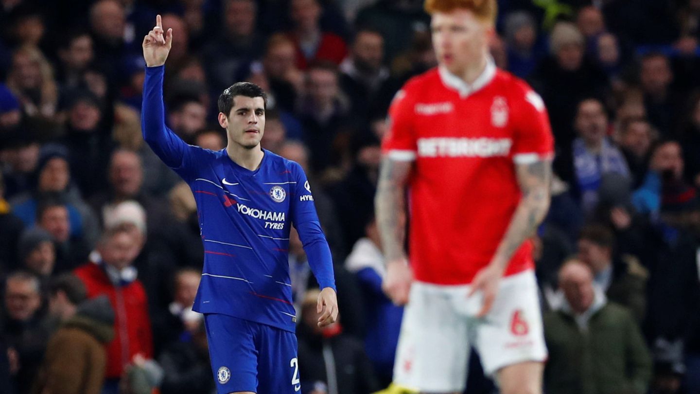 Álvaro Morata vive sus últimos días en el Chelsea. (Reuters)