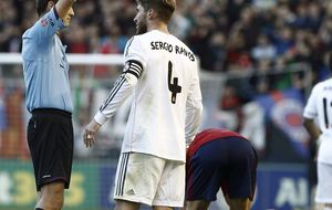 El Real Madrid recurrirá la primera tarjeta que vio Sergio Ramos 