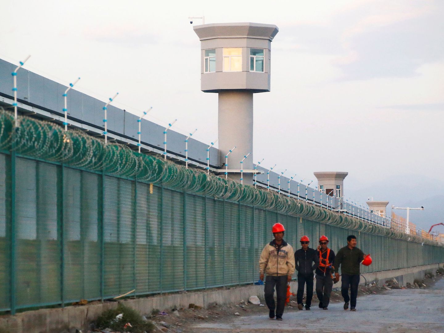 Uno de los centros de detención de Xinjiang. (Reuters)