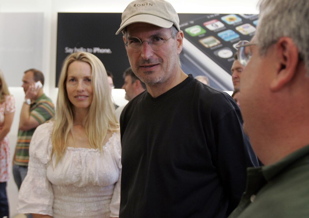 Foto: Steve Jobs y Laurene Powell en 2007. (I.C.)