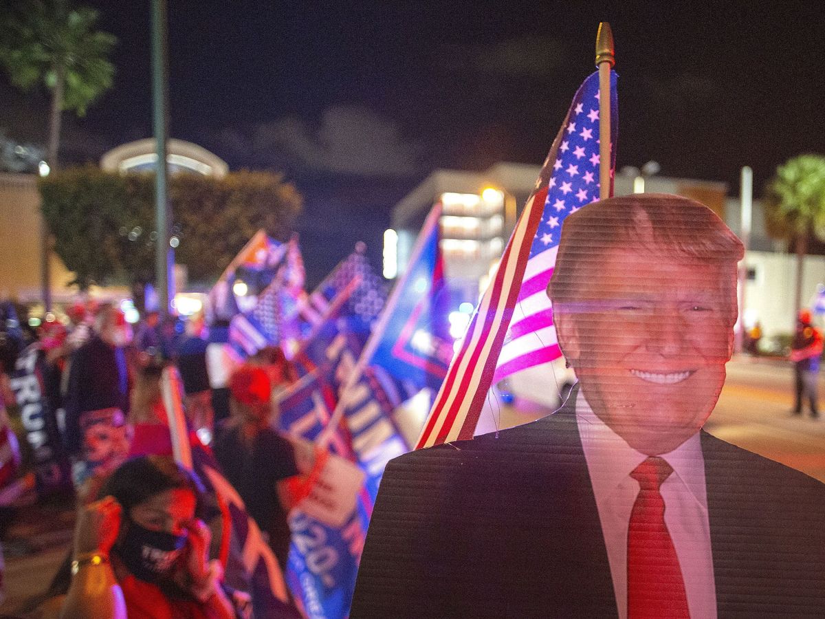 Foto: Seguidores de Donald Trump celebran en Miami la victoria en Florida. (EFE)
