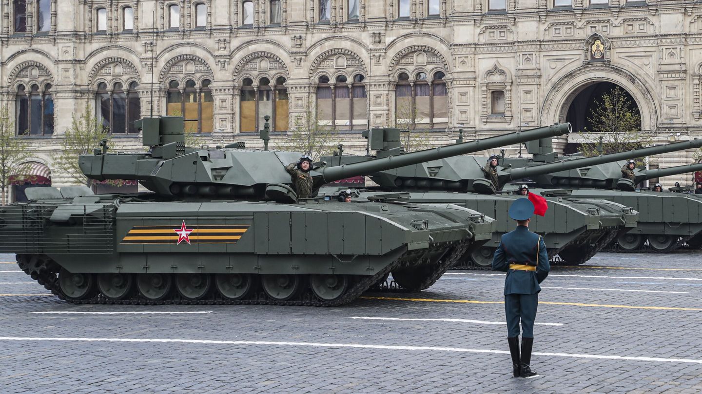 Prototipos de T-4 Armata, el supuesto tanque del futuro ruso que tampoco está operativo