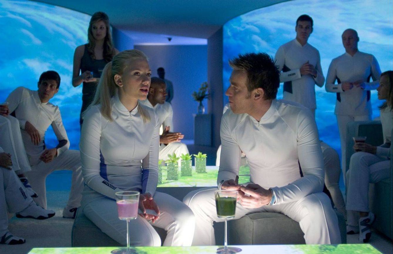 Scarlett Johansson e Ewan McGregor en 'La isla'.