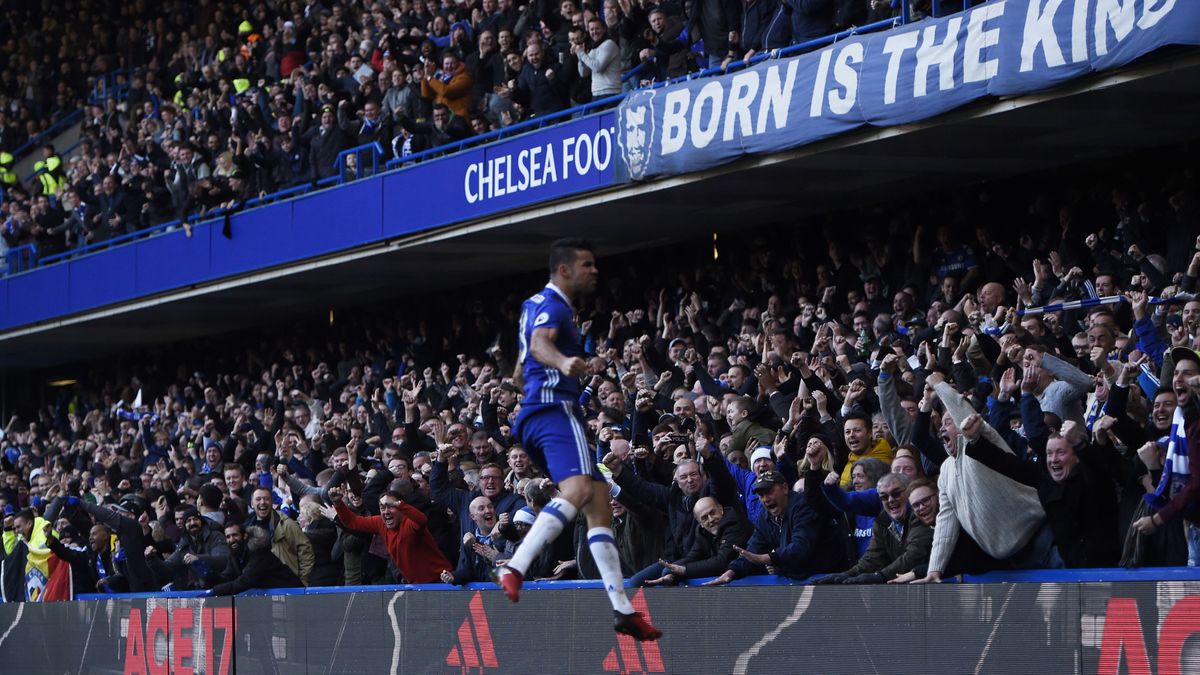 Diego Costa mantiene viva la impresionante racha del Chelsea en la Premier