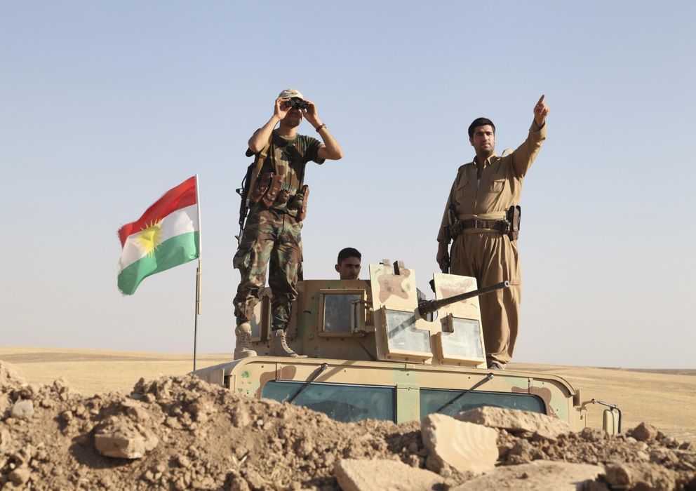 Foto: Fuerzas peshmerga en el frente. (Reuters)