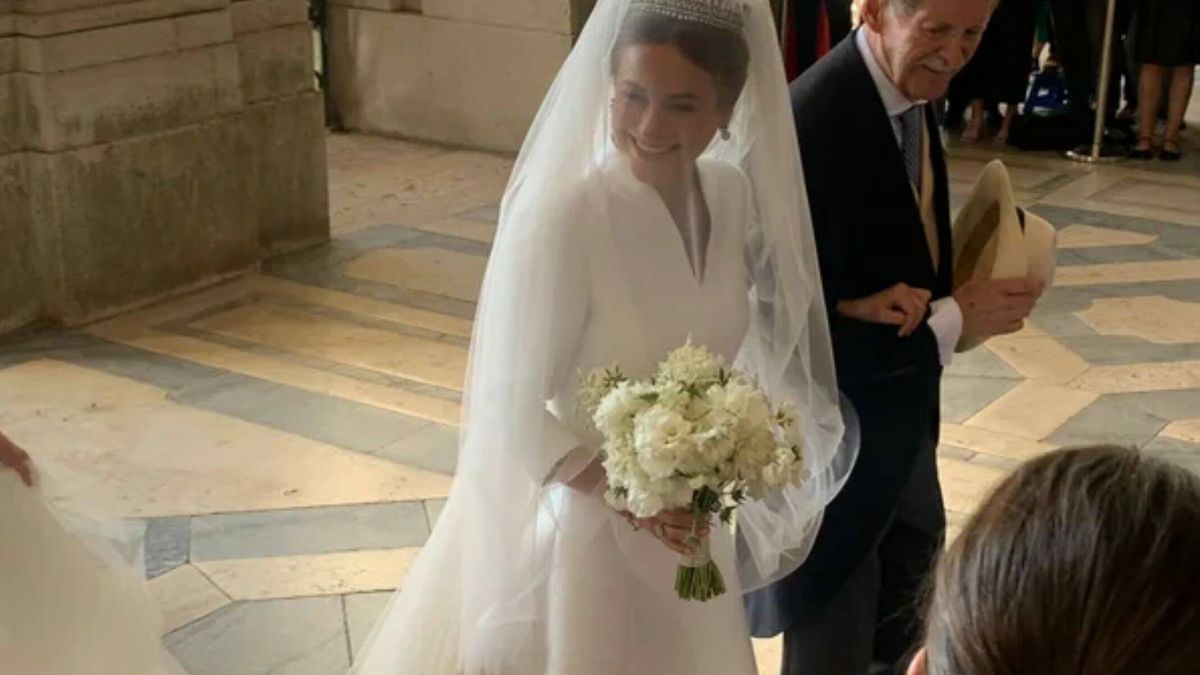 El vestido de novia de María Francisca de Portugal: clásico, elegante y estilo Letizia