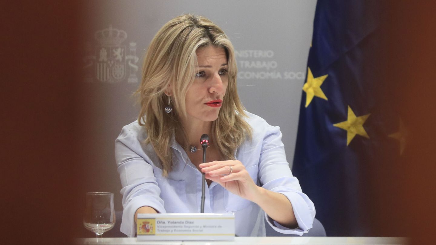 La vicepresidenta segunda del Gobierno y ministra de Trabajo y Economía Social, Yolanda Díaz. (EFE/Fernando Alvarado)