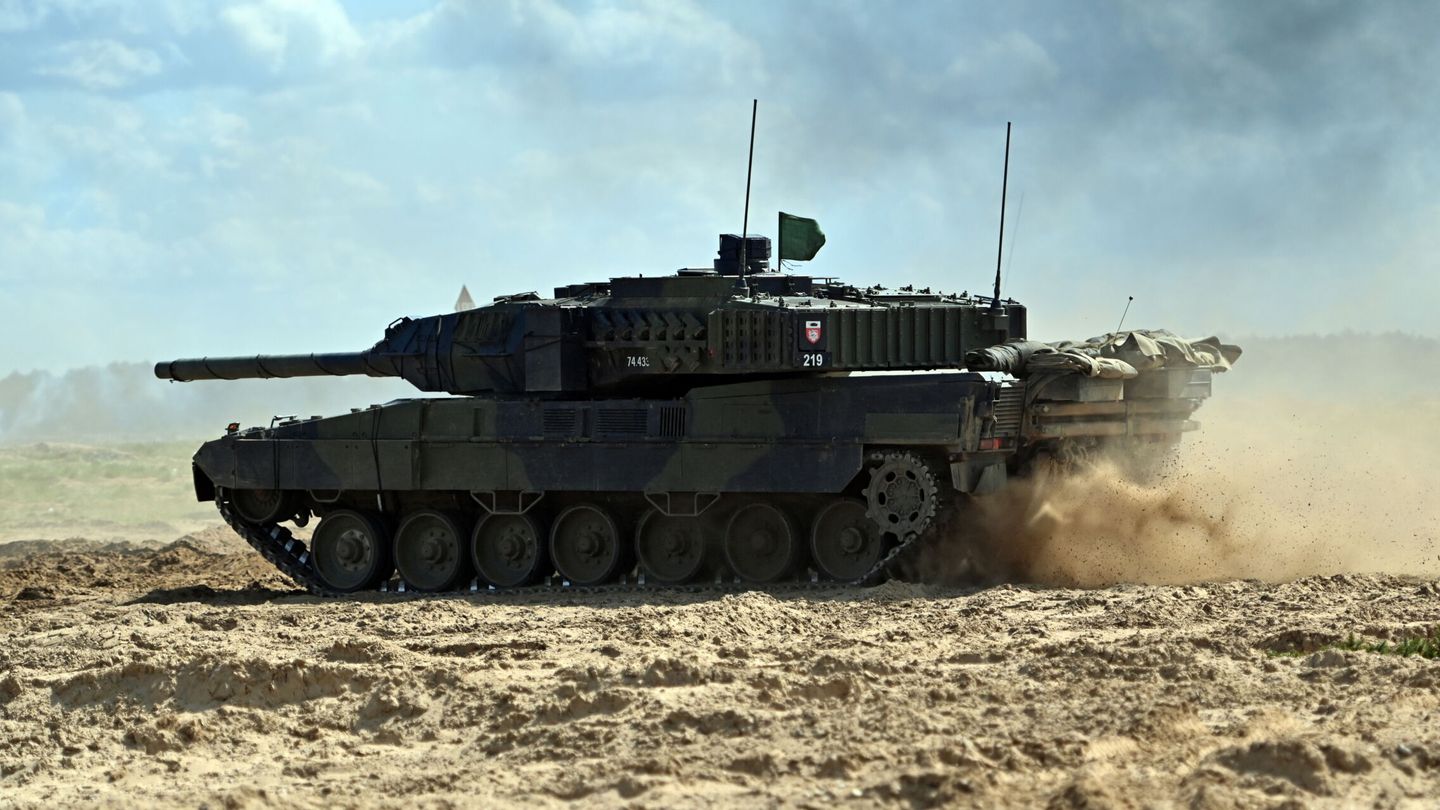 Tanque Leopard del Ejército danés. (Reuters)