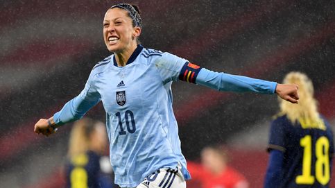 Un doblete de Jenni Hermoso tumba a Escocia y España estará en el Mundial (0-2)