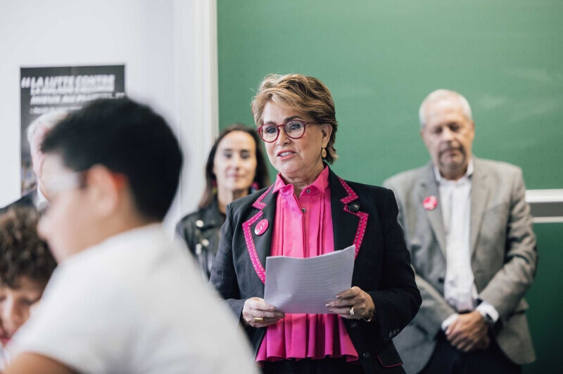 Foto de María Teresa de Luxemburgo interrumpe su jubilación por una causa solidaria: su look